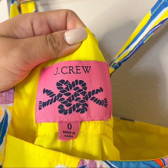 J Crew | NWT! Tiered Taffeta Curly Colorful Floral Summer Maxi Dress - Picture 8 of 9